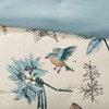 7 Piece Printed Cotton Twill Comforter Set Khaki Cal King