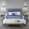 8 Piece Comforter and Quilt Set Collection Navy King/Cal King