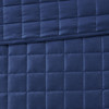 8 Piece Comforter and Quilt Set Collection Navy King/Cal King