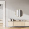 Black Round Wall Mirror 20-30 Inch, Bathroom Mirrors for Over Sink, Circle Mirror for Bathroom, Entryway, Bedroom, Vanity