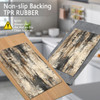 Three-piece kitchen rug set, non-slip and washable, abstract pattern kitchen hallway rug, soft and comfortable, suitable for sinks, floors, entrances, hallways and bathrooms.