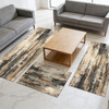 Three-piece kitchen rug set, non-slip and washable, abstract pattern kitchen hallway rug, soft and comfortable, suitable for sinks, floors, entrances, hallways and bathrooms.
