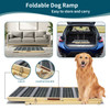 2026 Upgraded Dog Ramp for Couch, Small Dog Ramp for Sofa, 6 Adjustable Height from 14'' to 25", Portable Stable Pet Steps with Non-Slip Pad, Pet Ramps Use for Sofa Couch Stairs