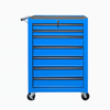 Rolling Metal Tool Chest with 7 Drawers, 20" 7-Drawer Tool Chest Cabinet with Ball Bearing Drawer Slides, Steel Tool Storage Box Organizer -BLUE