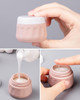 Travel Bottles for Toiletries 8 Pack, Travel Size Toiletries,  Travel Size Containers 3oz, with Travel Essentials Clear Bag, Leak Proof Silicone Squeezable Creams Jars