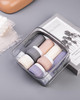 Travel Bottles for Toiletries 8 Pack, Travel Size Toiletries,  Travel Size Containers 3oz, with Travel Essentials Clear Bag, Leak Proof Silicone Squeezable Creams Jars