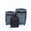Luggage 2-piece backpack set gray