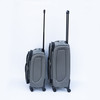 Luggage 2-piece backpack set gray