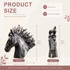 Magnesium Oxide Decorative Sculpture, Elegant Garden Statue for Indoor & Outdoor Décor