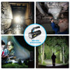 4-Modes Torch 990000LM Handheld LED Flashlight USB Rechargeable Waterproof(Free shipping via DHL Ground/FedEx Ground; can't ship via USPS self-pickup.)