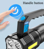 4-Modes Torch 990000LM Handheld LED Flashlight USB Rechargeable Waterproof(Free shipping via DHL Ground/FedEx Ground; can't ship via USPS self-pickup.)