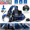 Super Bright 9900000LM Rechargeable Headlamp LED Headlight Head Torch Flashlight(Must Provide A Hazardous Materials Shipping Label For Self-pickup By USPS)
