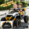 Ride on Models Truck Car 12V Kids Electric Vehicles, Remote Control, Front & Rear Shock Suspension, 2 Seater UTV, Flashlights and a built-in music player, For Age 3-6 Years Old