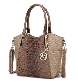 MKF Collection Kristal M Signature Tote Bag by Mia k