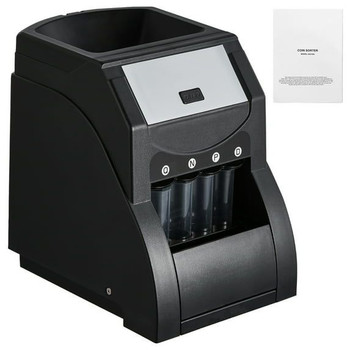 Coin Sorter Organizer Wrapping Tubes Capacity