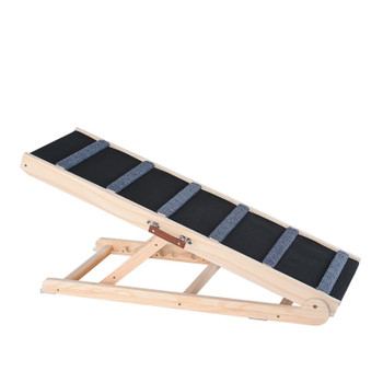 VEVOR Dog Ramp, Folding Pet Ramp for Bed, Adjustable Dog Ramp for Small, Large, Old Dogs & Cats, Wooden Pet Ramp with 41.3" Long Ramp, Adjustable from 13.77" to 25.59", Suitable for Couch, Sofa, Car VEVOR Dog Ramp, Folding Pet Ramp for Bed, Adjustable Dog Ramp for Small, Large, Old Dogs & Cats, Wooden Pet Ramp with 41.3" Long Ramp, Adjustable from 13.77" to 25.59", Suitable for Couch, Sofa, Car
