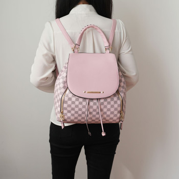 MKF Collection Kimberly Backpack Circular Print Tote Bag by Mia K