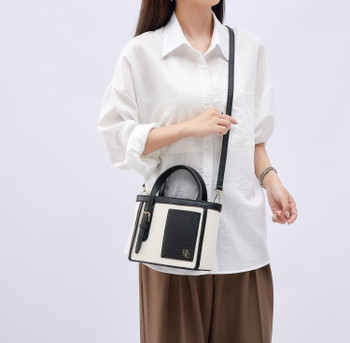 MKF Collection Wren faux leather trim Tote Bag by Mia K