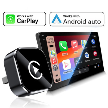 2026 Wireless carplay  Adapter for iPhone/Android - Fast Connection,No Latency,Hands-Free Call  wireless adapter Electronic Charger carplay dongle
