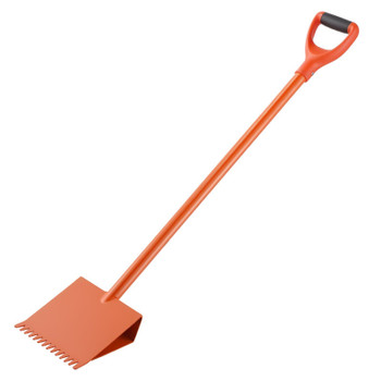 VEVOR Shingle Shovel 4 Pack, D-Grip Handle Shingle Roof Ripper, High Hardness 45# Steel & Lightweight Easy Tearing Off Roofing & Nails Tool, ideal for Commercial and Residential Use,Orange