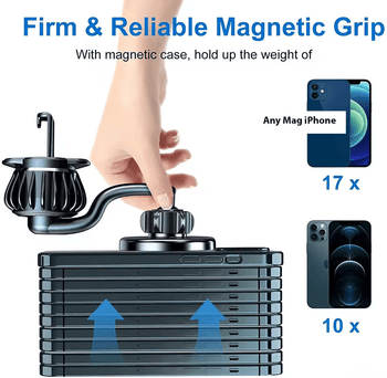 Strong Magnetic 360° Rotation Mag Safe Air Vent Car Mount Dashboard Phone Holder