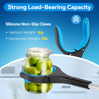 Grabber Reacher Tool - 32' Extra Long Foldable Gripper and Reaching Tool - Heavy Duty Pick Up Stick Grabbers for Seniors, Trash, Surgery Recovery Must Haves Gifts