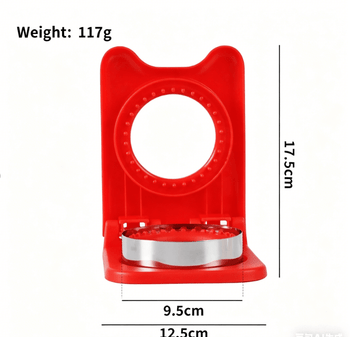 Round Sandwich Cutter and Sealer - Uncrustables Bread Maker for Kids, PP & Stainless Steel Pocket Sandwich Mold, Easy Clean DIY Lunch Tool for Bento Boxes