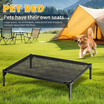 XXXL mesh breathable pet bed, removable and washable for dog and cat beds, cool and non slip for spring and summer, lightweight and foldable for indoor and outdoor use, suitable for large dogs