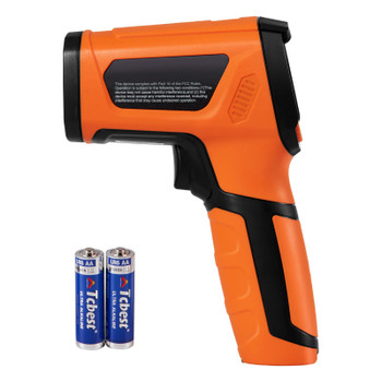 Infrared Thermometer, -40~2732 Fahrenheit Dual Laser Temperature Gun Non-Contact, Handheld IR Heat Temperature Gun with Adjustable Emissivity for Cooking/Pizza Oven/Engine(Not for Human)