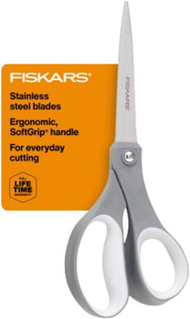 All Purpose Scissors, High Performance Cutting, Stainless Steel Blades, Ergonomic and Comfort Handles, Perfect for Arts and Crafts and the Office, Scissors for Office