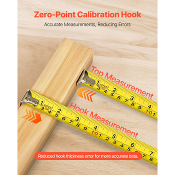 2 Packs Tape Measure 25 ft Length, Measuring Tape with Retractable, Imperial and Metric ft/m Dual-Scale & ABS Case & Easy Read Steel Measurement Tool,for Outdoor,Decoration