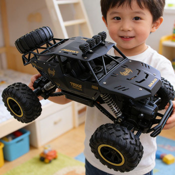 2026 RC 1:12 4WD Large Remote Control Cars Off-road Rock Crawler Monster Truck with 2 Battery ,Kids Toys Gifts