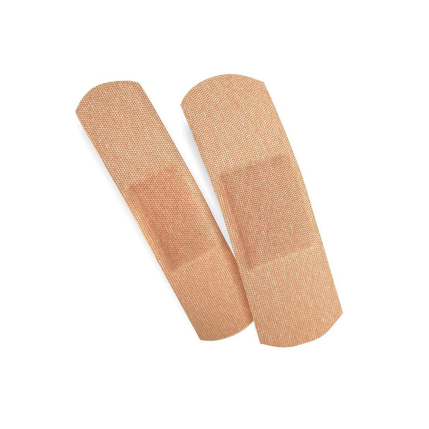 Adhesive Bandages. Pack of 100 Sterile Fabric Bandages 1" x 3" for Wound Protection. Sterile Bandages with Non-Adherent pad. Single use. Individually Wrapped. Easy to Apply.