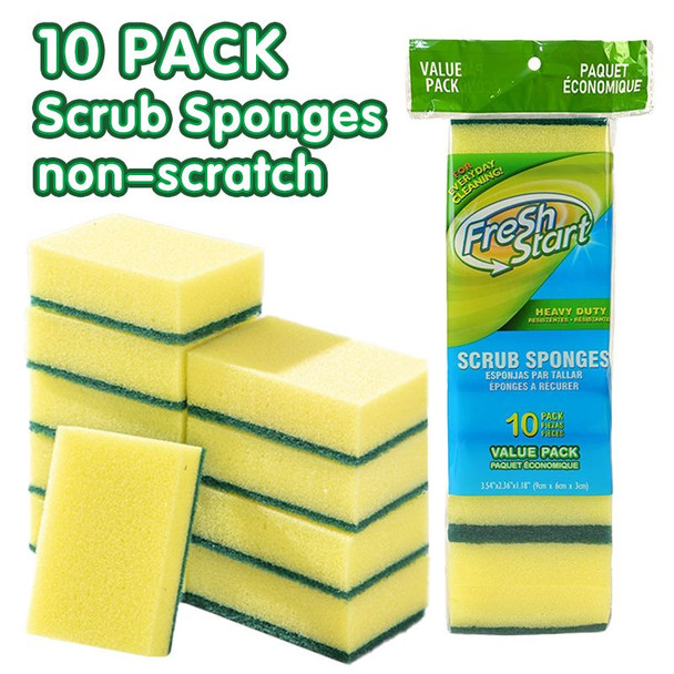 10/20pcs Multi-purpose Cleaning Sponge, Dishwashing Sponge, Kitchen Cleaning Sponge, Household Cleaning Tools, Scouring Pad, Industrial And Commercial Cleaning Tools