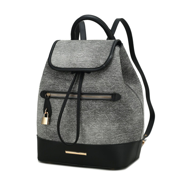 MKF Collection Porsha Vegan Leather Women Backpack by Mia K