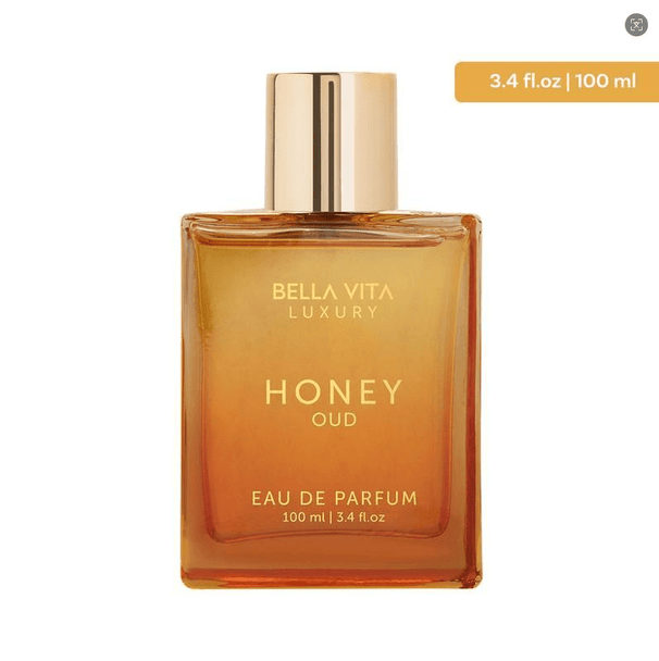Honey Oud (3.4 fl oz) | With notes of patchouli, vanilla, bergamot, floral and spicy accords + Crafted with pure and vegan essential oils + Not tested on animals | Long-lasting unisex fragrance