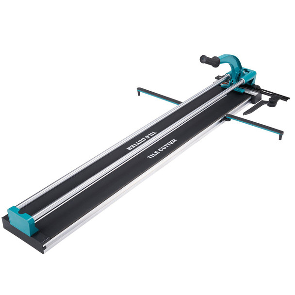VEVOR Manual Tile Cutter, 48 inch, Porcelain Ceramic Tile Cutter with Tungsten Carbide Cutting Wheel, Infrared Positioning, Anti-Skid Feet, Double Rails for professional installers or beginners