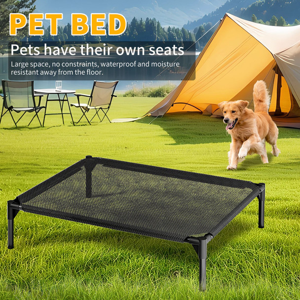 XXXL mesh breathable pet bed, removable and washable for dog and cat beds, cool and non slip for spring and summer, lightweight and foldable for indoor and outdoor use, suitable for large dogs