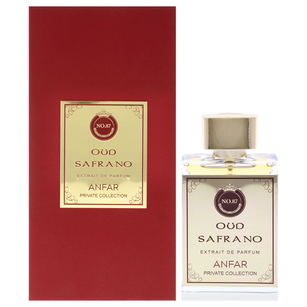 Private Collection - Oud Safrano by Anfar for Men - 1.7 oz Extrait De Parfum Spray