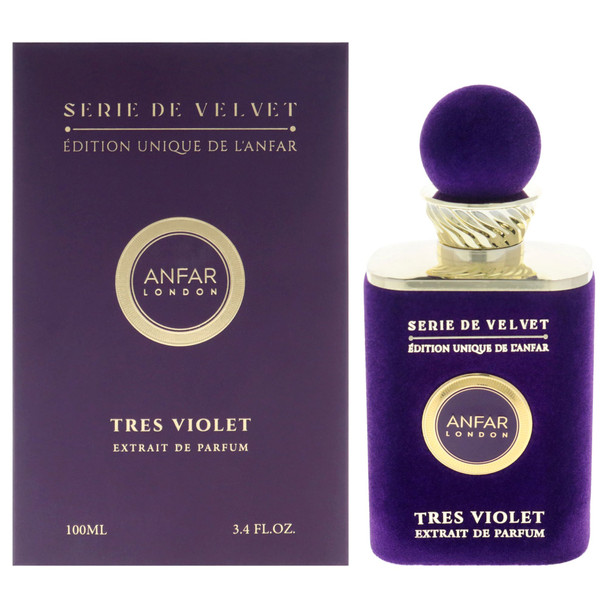 Serie De Velvet Edition - Tres Violet by Anfar for Women - 3.4 oz Extrait De Parfum Spray