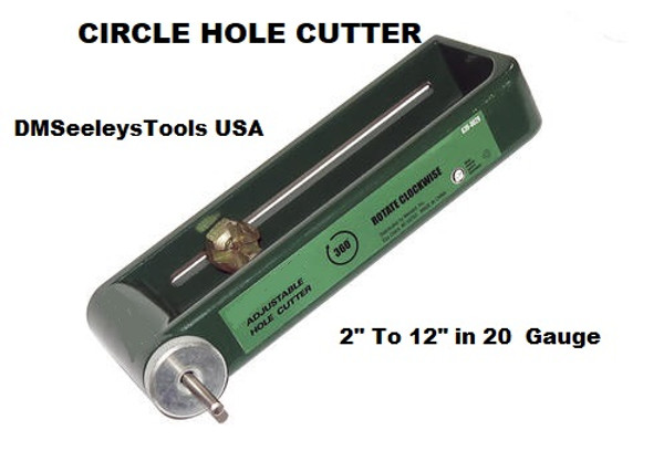 SHEET METAL CIRCLE HOLE CUTTER DRILL ADJUSTABLE NEW FREE SHIPPING  USA only