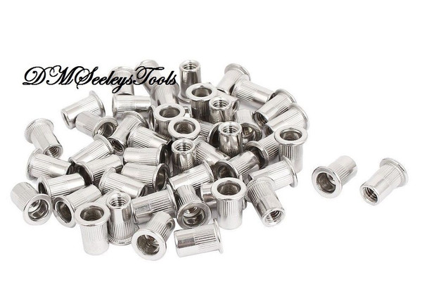 Aluminum Metric Rivet Nut Threaded Insert Assortment