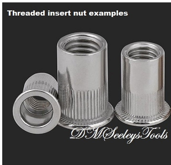 Stainless Steel Rivet Nut Metric Threaded Insert Assortment  