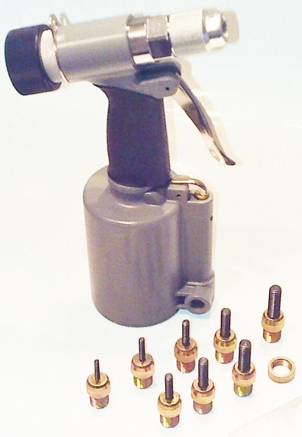 Pneumatic Rivet Nut Air Tool  with Inch & Metric Mandrels