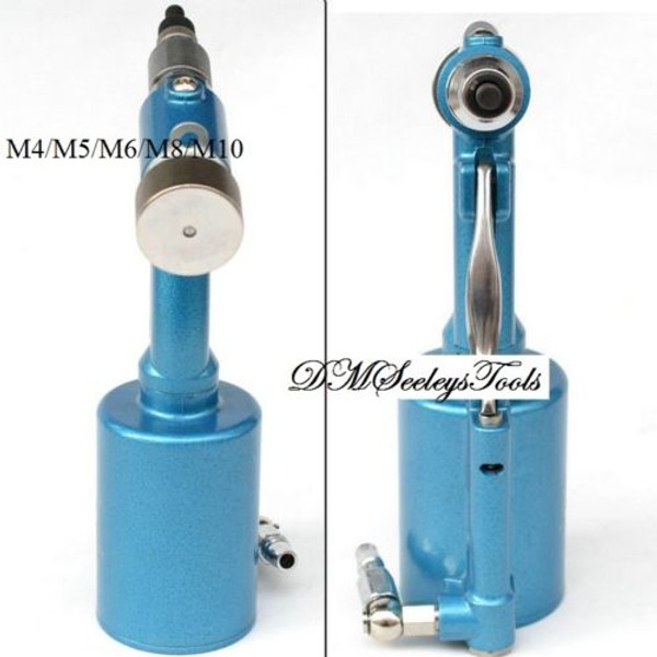 Front and rear Pneumatic rivet nut tool.