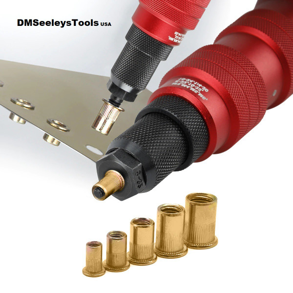 Rivet Nut Drill Adapter Kit in Inch and Metric from DMSeeleysTools