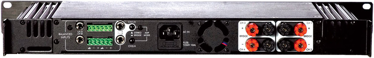 ART SLA4 Studio Linear Rackmount 4 Channel x 100w Amplifier ...