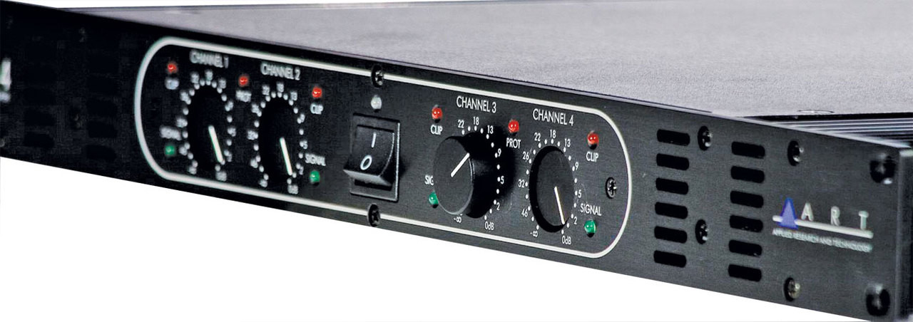 ART SLA4 Studio Linear Rackmount 4 Channel x 100w Amplifier ...