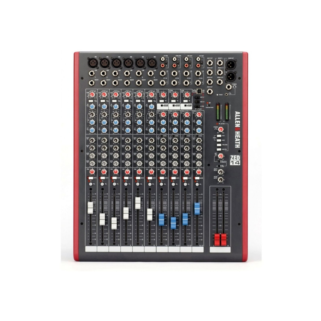 ALLEN u0026 HEATH ZED-14 14 Channel USB Live Recording Mixer