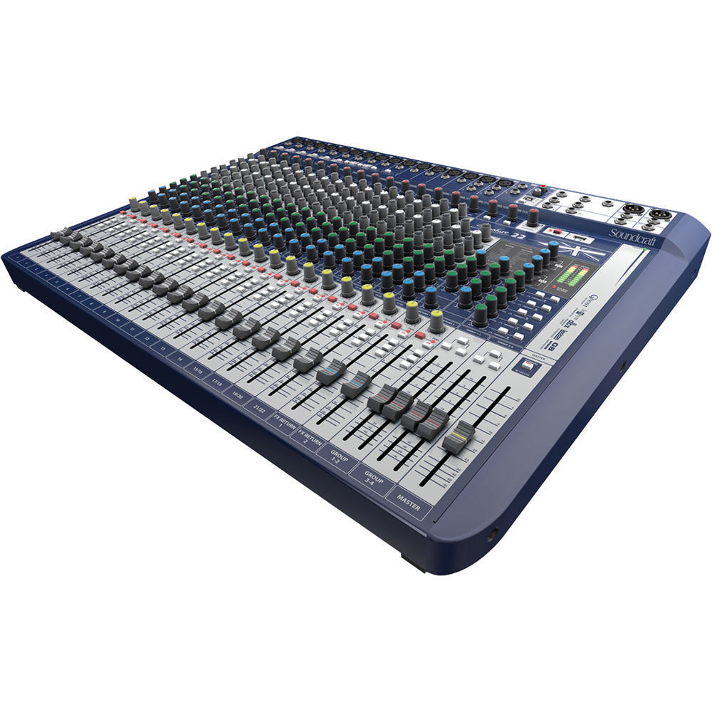 SOUNDCRAFT SIGNATURE 22 Lexicon FX USB Ableton Live 9 Lite Audio